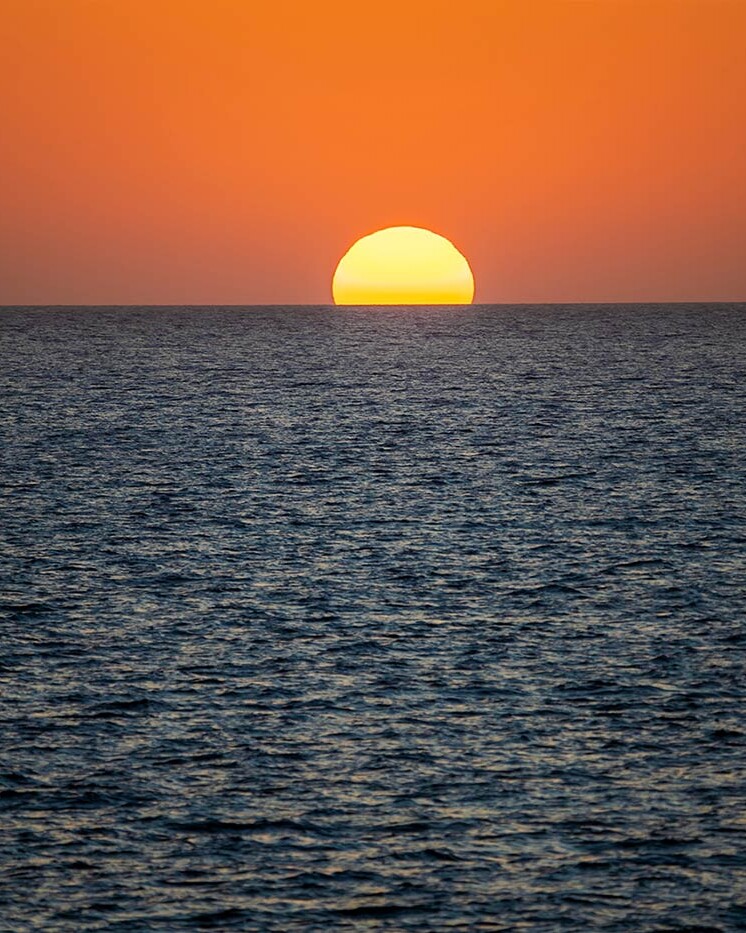 Catamaran coucher de soleil santorin
