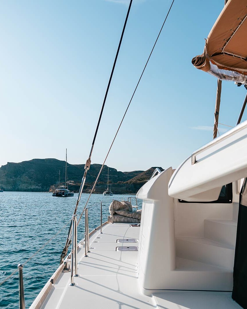 Santorin, Croisière en Catamaran