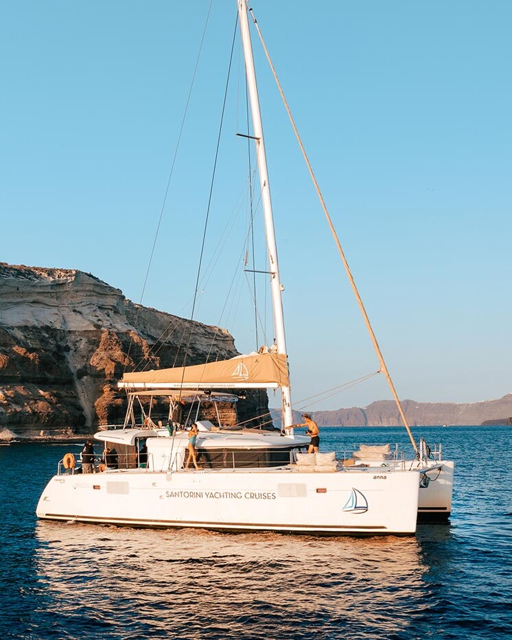 Santorin, Croisière en Catamaran