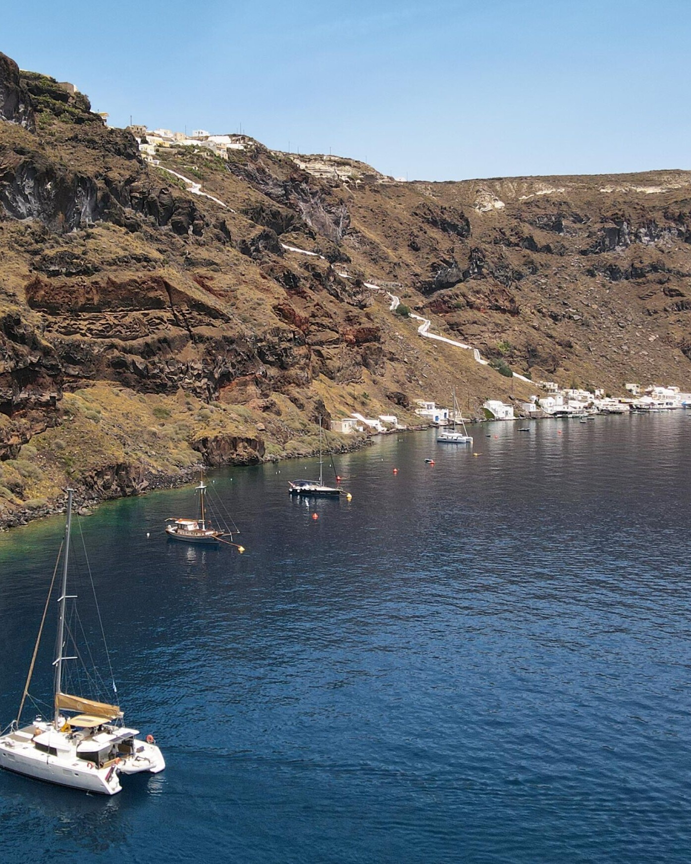 Santorin, Croisière en Catamaran