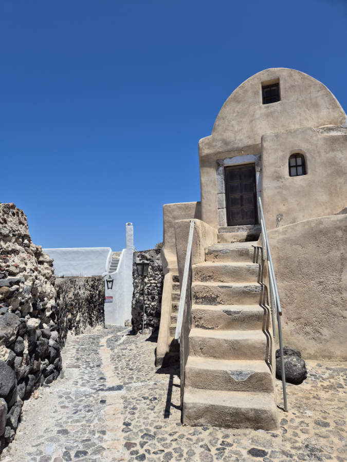 Old traditional house in Pyrgos Village Santorini