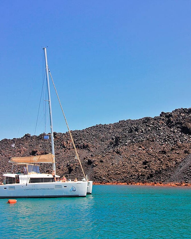 Santorin, Croisière en Catamaran